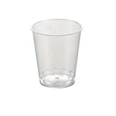 1 oz Shot glasses Clear Hard Plastic -Pack of 50Pcs Ampack