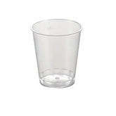 1 oz Shot glasses Clear Hard Plastic -Pack of 50Pcs Ampack