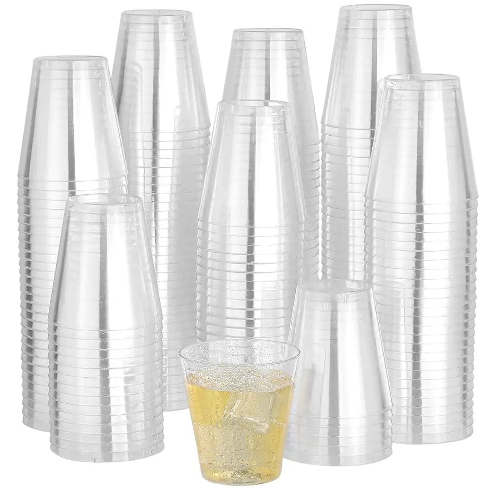 2 oz Shot glasses Clear Hard Plastic - 24CT. Ampack