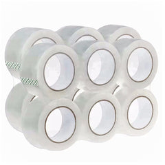 2" x 110 Yards, 1.8 Mil, Clear White - Acrylic Carton Packing Tape - 36 Rolls/Case Ampack
