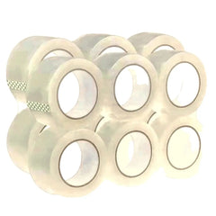 2" x 110 Yards - 1.8 Mil Clear White - Carton Packing Tape - 6 Rolls/Case Ampack
