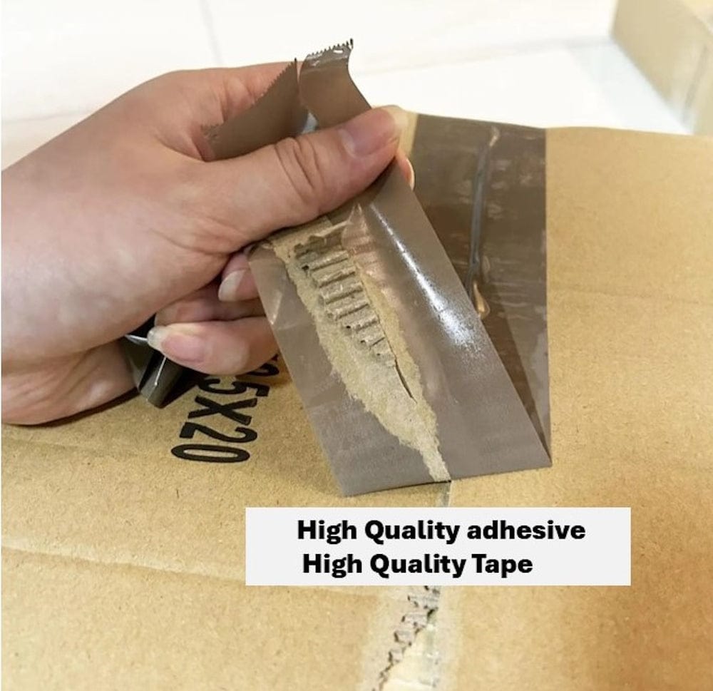 2" x 110 Yards - 2.0 Mil - Tan - Carton Packing Tape - 36 Rolls/Case Ampack