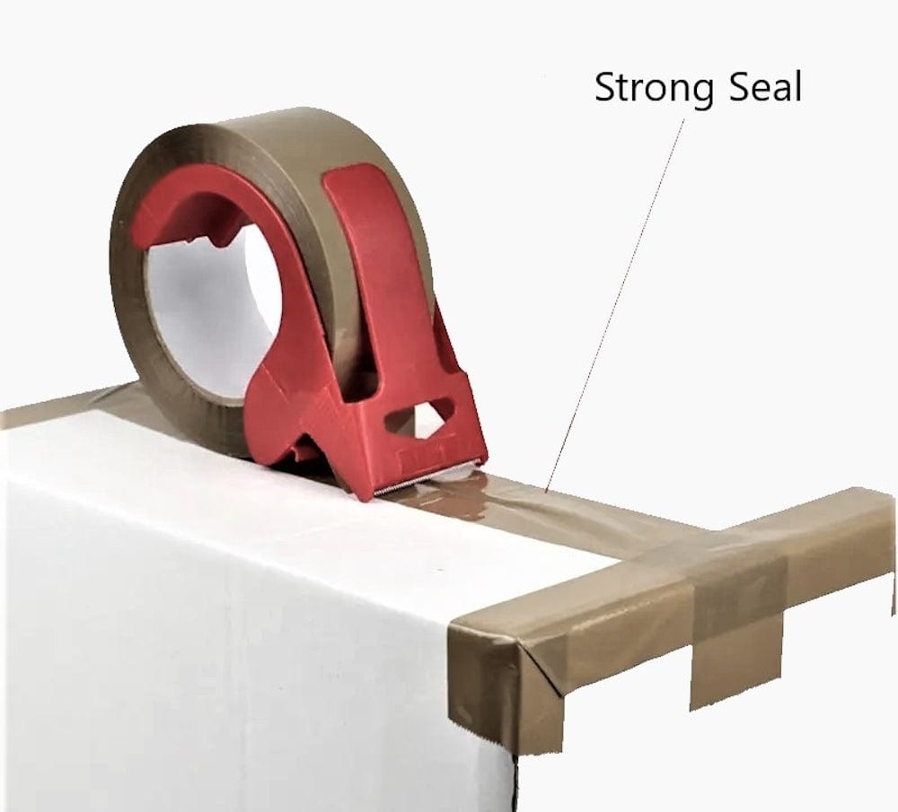 2" x 110 Yards - 2.0 Mil - Tan - Carton Packing Tape - 36 Rolls/Case Ampack