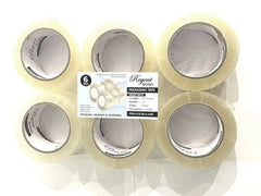 2" x 110 Yards - 2.0 Mil (True Mil) Clear White - Carton Packing Tape - 36 Rolls/Case Ampack