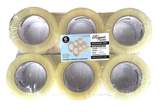 2" x 110 Yards - 2.4 Mil Clear - Carton Packing Tape - 6 Rolls/Case Ampack