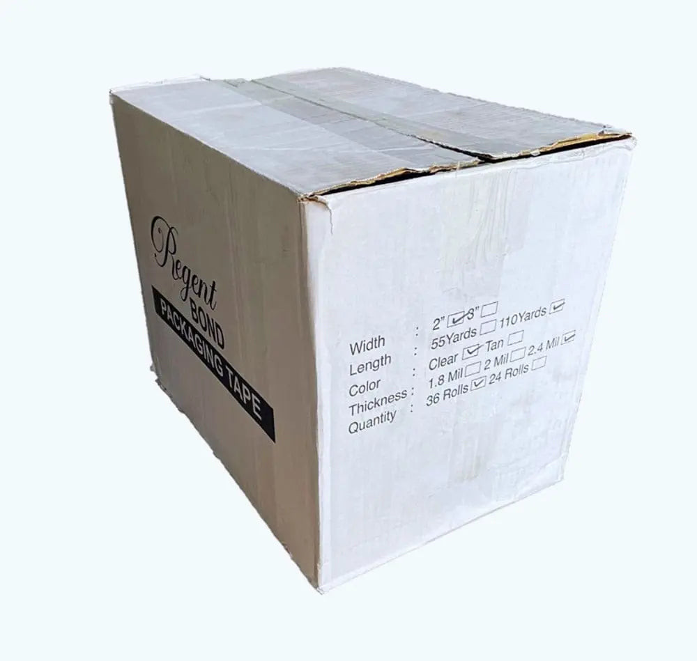 2" x 110 Yards - 2.4 Mil (True Mil) Clear - Carton Packing Tape - 36 Rolls/Case Ampack