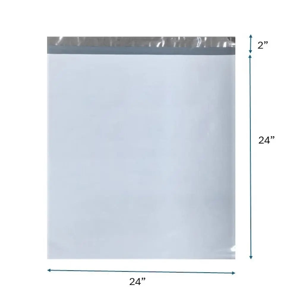 24x24 inch 2.5Mil Poly Mailers - Shipping Envelopes - Self sealing plastic Mailing bag - 50Pcs/Pack Ampack