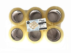 3" x 110 Yards - 2.0 Mil Clear - Carton Packing Tape - 6 Rolls/Case Ampack