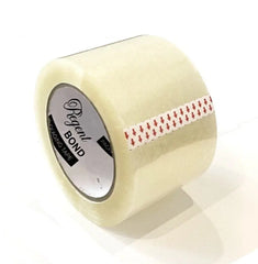 3" x 110 Yards - 2.0 Mil (True Mil) Clear - Carton Packing Tape - 24 Rolls/Case Ampack