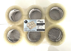 3" x 110 Yards - 2.4 Mil (True Mil) Clear - Carton Packing Tape - 24 Rolls/Case Ampack