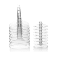 4 oz Champagne glasses Clear Hard Plastic -Pack of 6Pcs Ampack