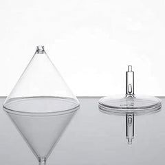 5 oz Martini Glasses 2 piece - Clear Hard Plastic - Pack of 6Pcs Ampack