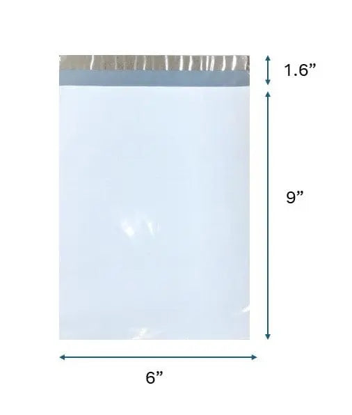 6X9 inch Poly Mailers - Shipping Envelopes - Self sealing plastic Mailing bag 100Pcs/Pack Ampack