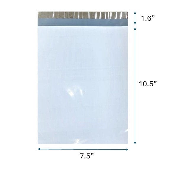 7.5x10.5 inch Poly Mailers - Shipping Envelopes - Self sealing plastic Mailing bag 100Pcs/Pack Ampack