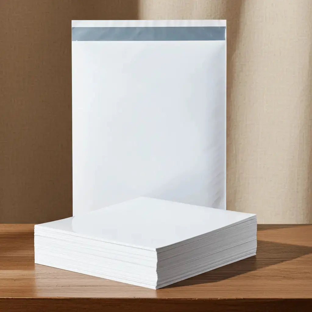 9x12 inch 2 Mil Poly Mailers - Shipping Envelopes - Self sealing plastic Mailing bags -100Pcs/Pack Ampack