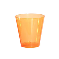 Copy of 2 oz Shot glasses Neon Hard Plastic -Pack of 50Pcs Orange Ampack