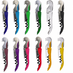 Duo Lever Corkscrew-Stainless steel boot double lever and serrated blade Ampack