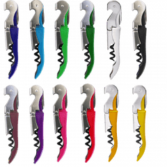 Duo Lever Corkscrew-Stainless steel boot double lever and serrated blade Ampack