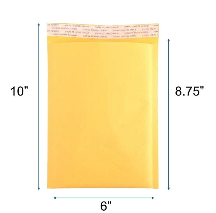 Kraft Bubble Mailer-Shipping bag-Padded Self Seal Envelope 6x10 - 250 Pcs/Cs Ampack