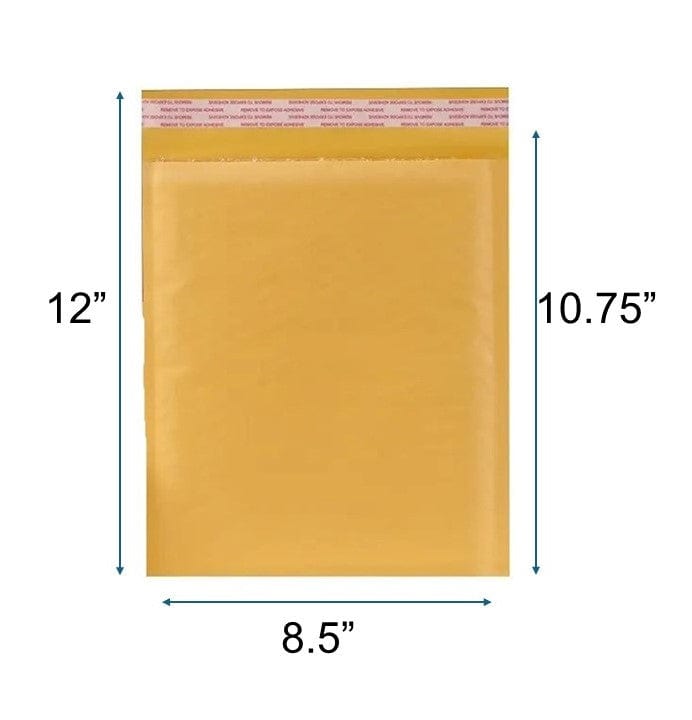 Kraft Bubble Mailer-Shipping bag-Padded Self Seal Envelope 8.5x12 - 100 Pcs/Cs Ampack
