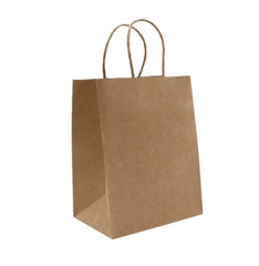 Kraft Paper Bag with Twisted Handles - Debbie- 10 x 5 x 13 -250Pcs Ampack
