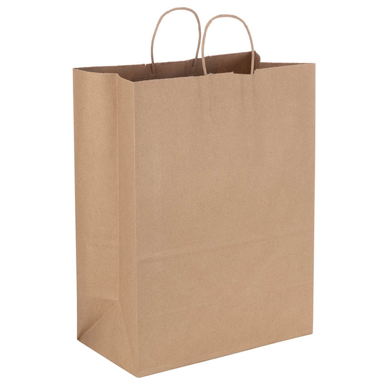 Kraft Paper Bag with Twisted Handles, Large (Mart) - 13.00 x 7.00 x 17.00 Inch - 250 Pack Ampack
