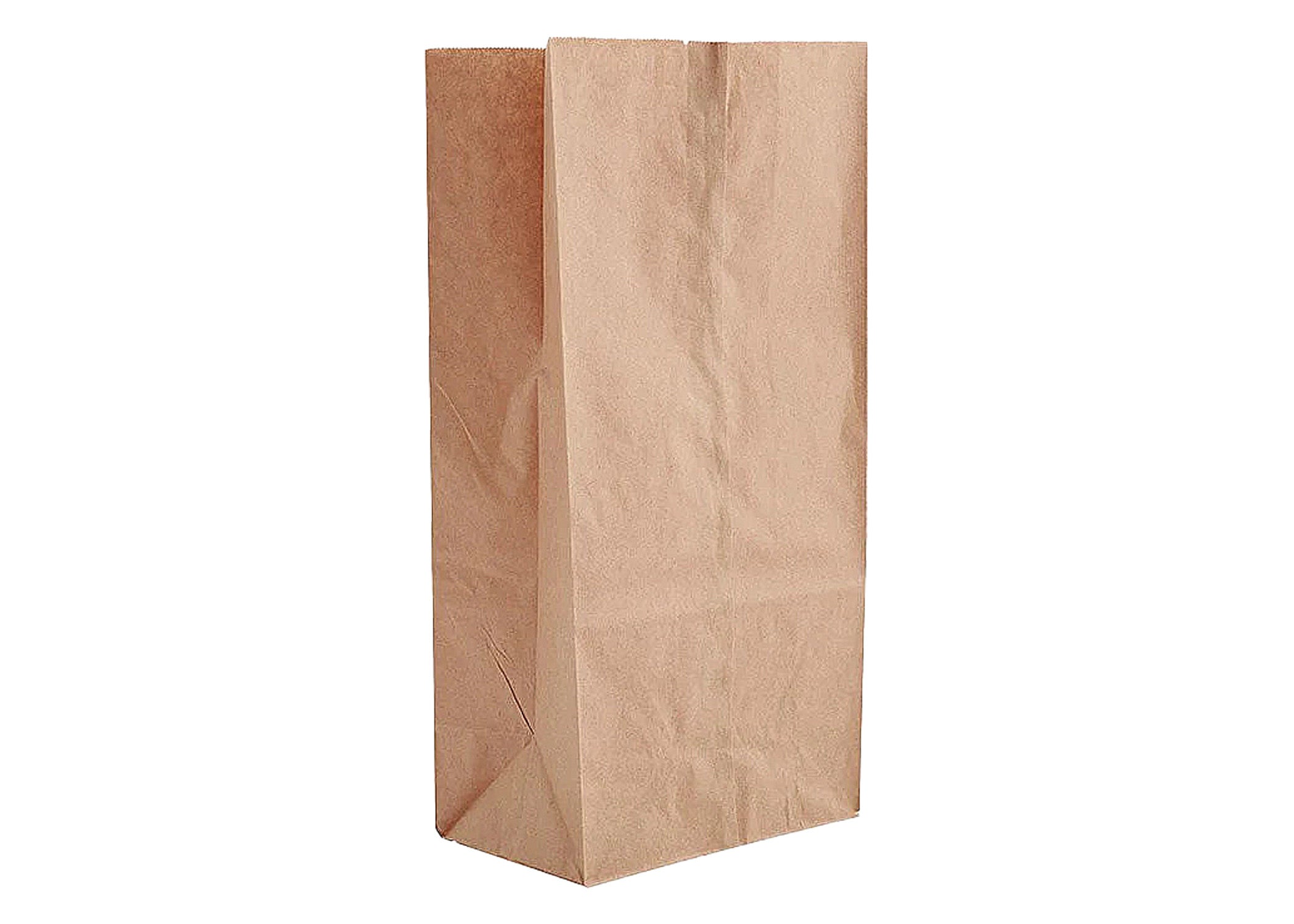 Kraft Paper Brown SOS Grocery Bags 40Lbs #25 - 500 Pcs/Pack Ampack