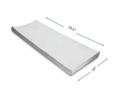 Mylar Metallic Wine Gift Bag, Silver (Magnum) - 10.00 x 18.50 - 100Pcs/case Ampack