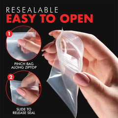 Poly bags Reclosable ZipTop 4x6 2Mil 1000Pcs/Case Sold by Ampack
