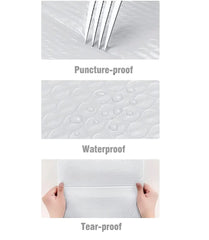 Poly Bubble Mailer, Self-Seal Shipping Mailer 4x8 inch #000 - 500 Pieces/Case Ampack