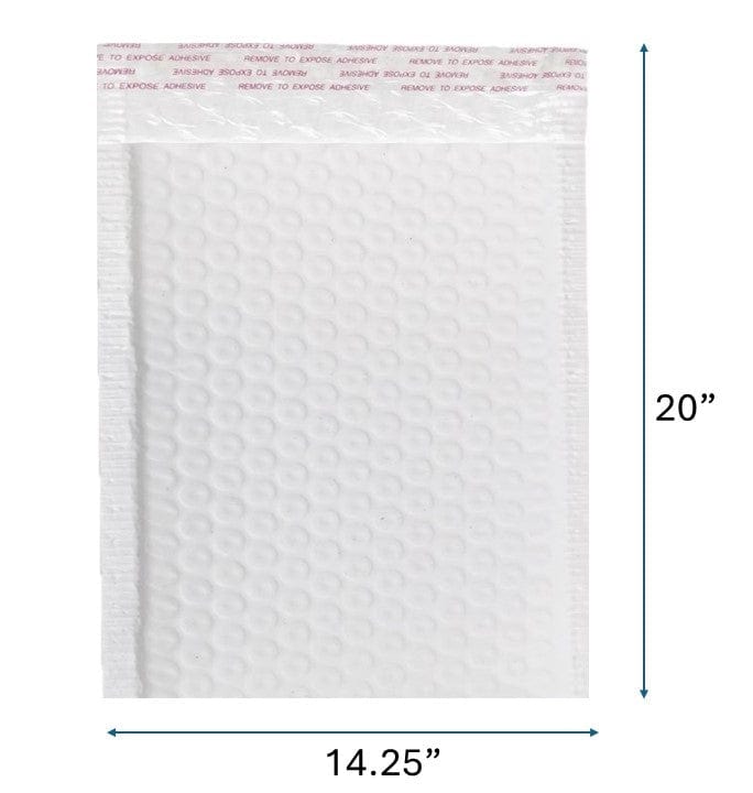 Poly Bubble Mailer, Self-Seal waterproof bubble padded mailing envelopes 14.25x20 inch #7 - 50 Pcs/Cs Ampack