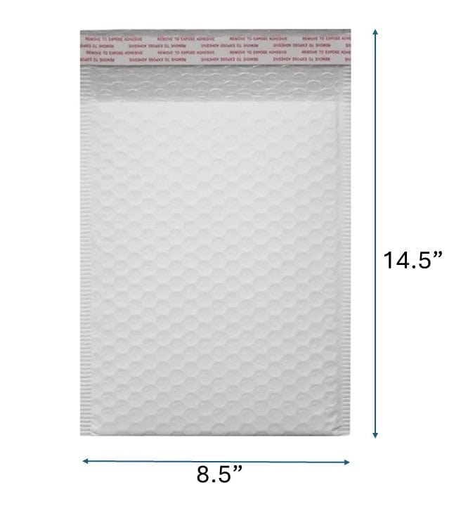 Poly Bubble Mailer, Self-Seal waterproof bubble padded mailing envelopes 8.5x14.5 inch #3 - 100 Pcs/Cs Ampack