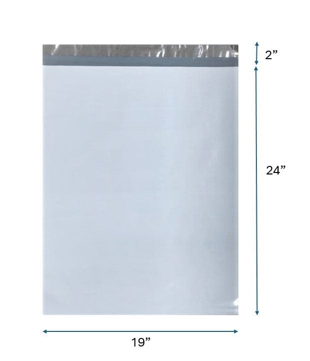 Poly Mailers - Shipping Envelopes - Self sealing plastic Mailing bag 19x24 inches 2.5Mil -200Pcs/Cs Ampack