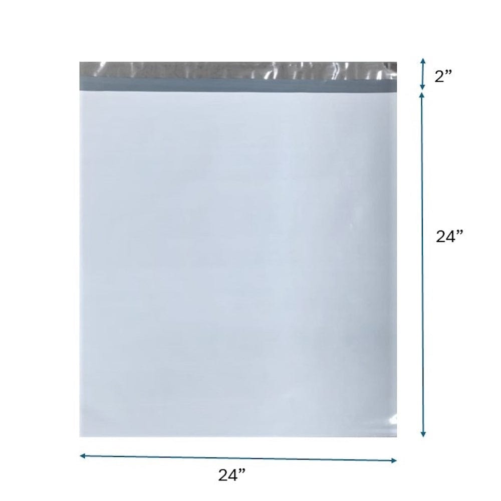 Poly Mailers - Shipping Envelopes - Self sealing plastic Mailing bag 24x24 inches 2.5Mil -200Pcs/Cs Ampack