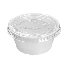 Souffle Cup/ Portion cup LIDS- 1.5 oz to 2.5 oz -2500 Pcs/Case Sold by Ampack