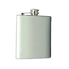 Stainless Steel - Top Pocket-Hip Flask 8 Oz.with Funnel Ampack