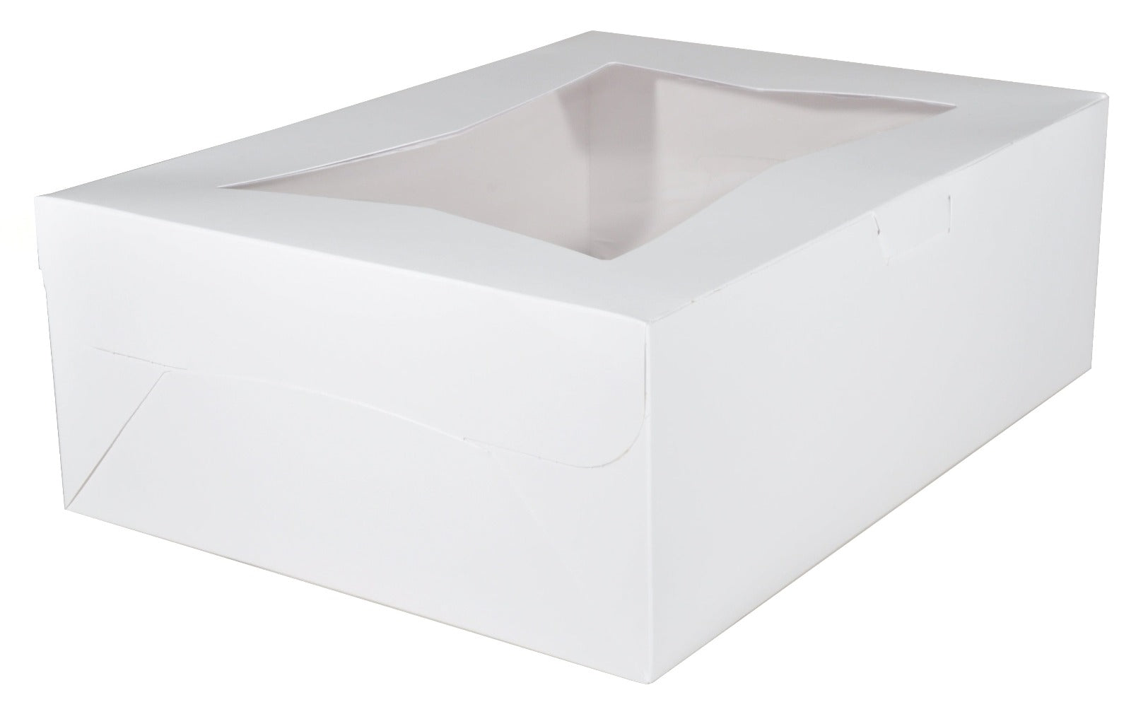 Window-Auto popup Cake box / Bakery box 10"x10"x5"-White Ampack