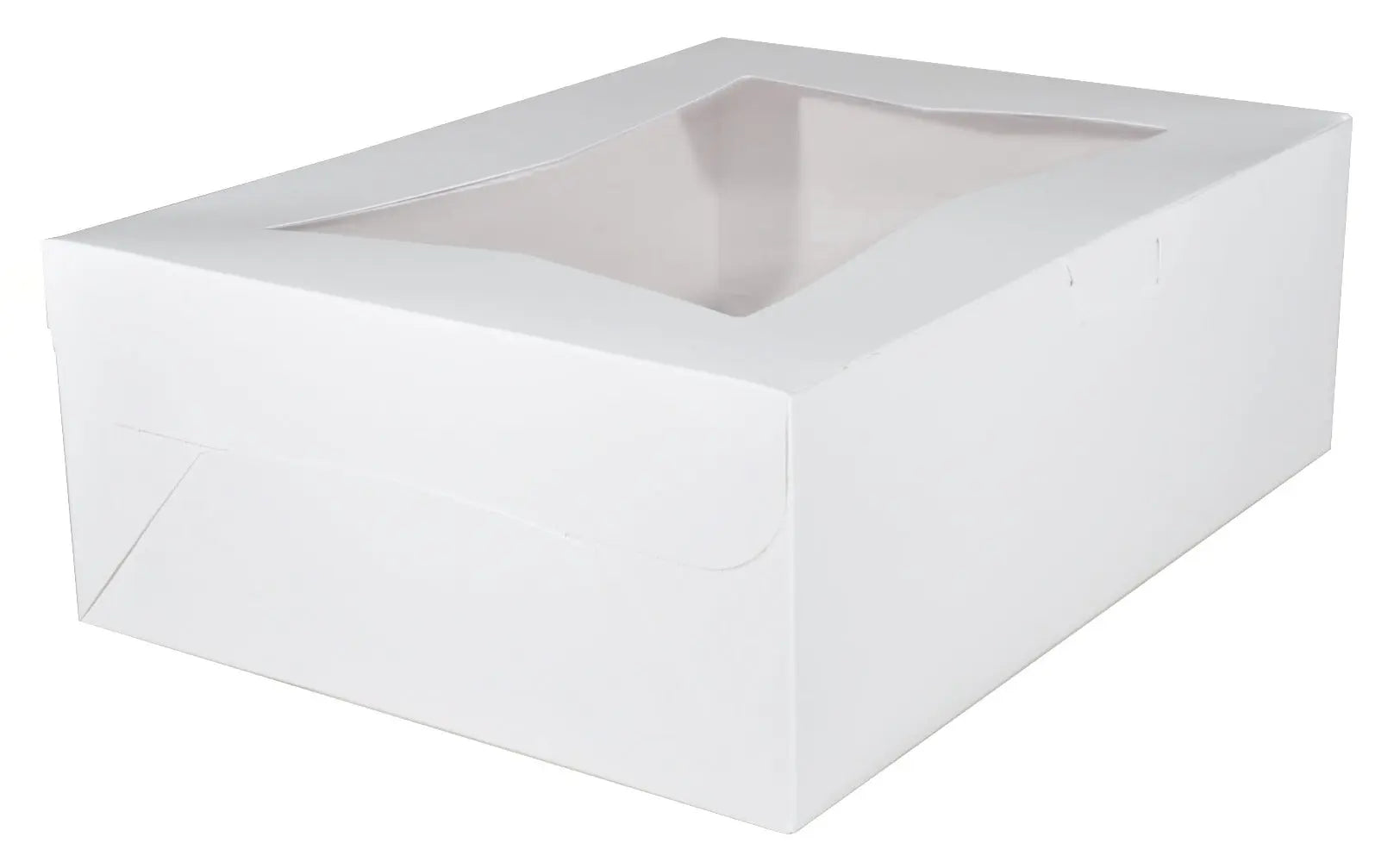 Window-Auto popup Cake box / Bakery box 10"x10"x5"-White Ampack