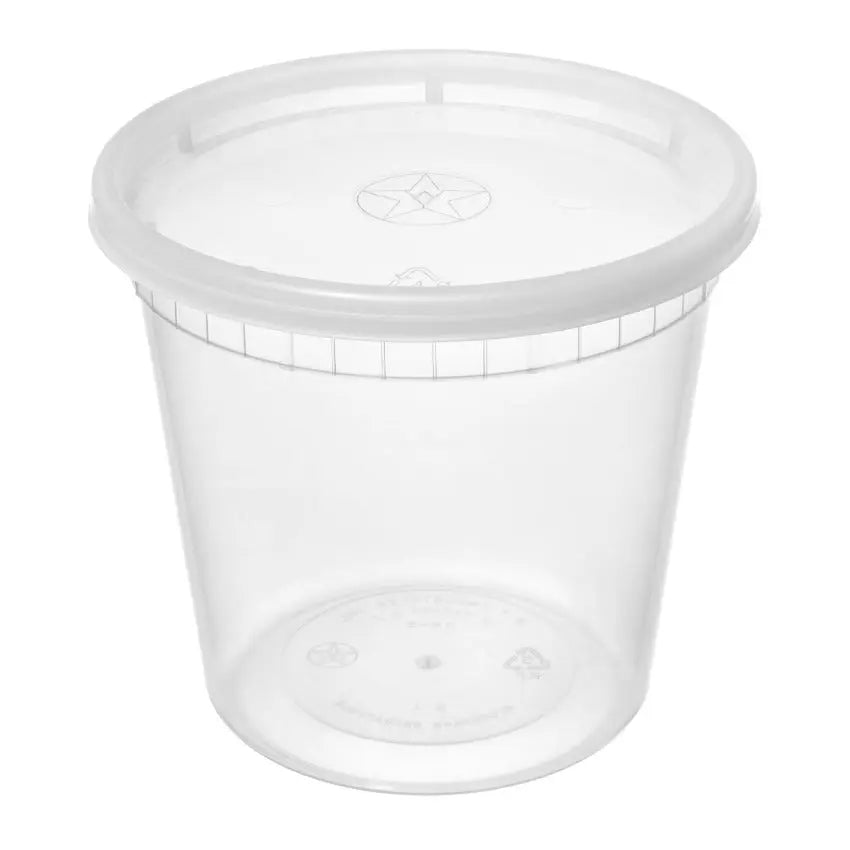 Deli Containers Heavy-duty with airtight lids- 24 Oz - 240 sets/case - Ampack