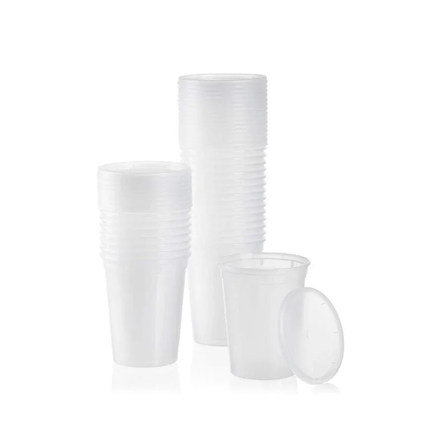 Deli Containers Heavy-duty with airtight lids- 32 Oz -240 sets/case - Ampack
