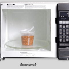 Deli Containers Heavy-duty with airtight lids- 8 Oz- 240 sets/case - Ampack