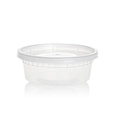 Deli Containers Heavy-duty with airtight lids- 8 Oz- 240 sets/case - Ampack