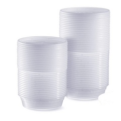Deli Containers Heavy-duty with airtight lids- 8 Oz- 240 sets/case - Ampack