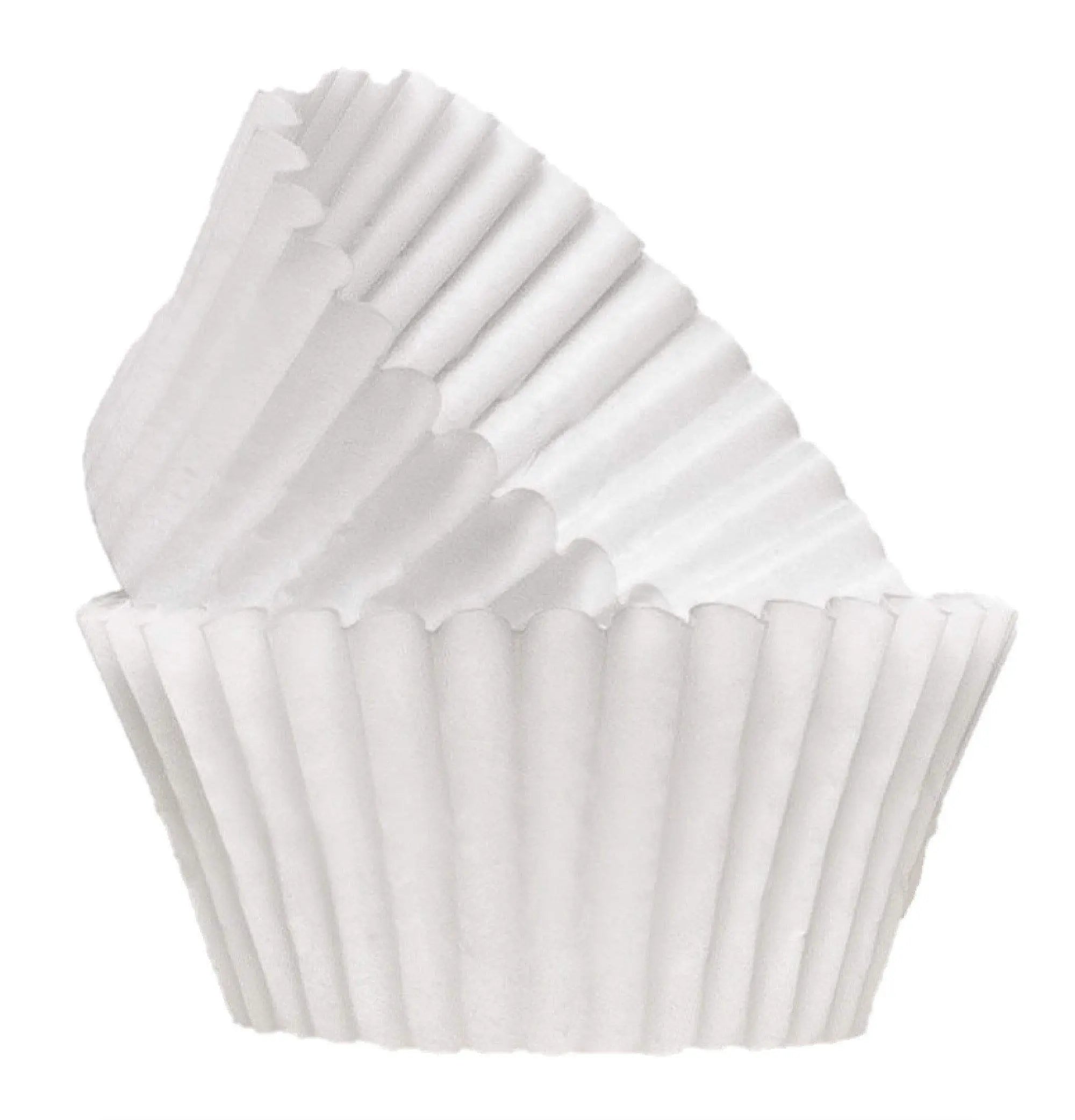 Baking cups fluted white 1-1/4"x7/8"-Dia 3" 500Pcs Ampack