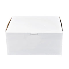 Cake / Bakery Box 10"x10"x5.5"-White Ampack