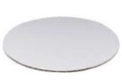 Cake Circle- White 14" corrugated 25Pcs Ampack