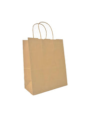 Kraft Paper Bag with Twisted Handles - Jumbo, 18 x 6 x 19 -200Pcs - Ampack