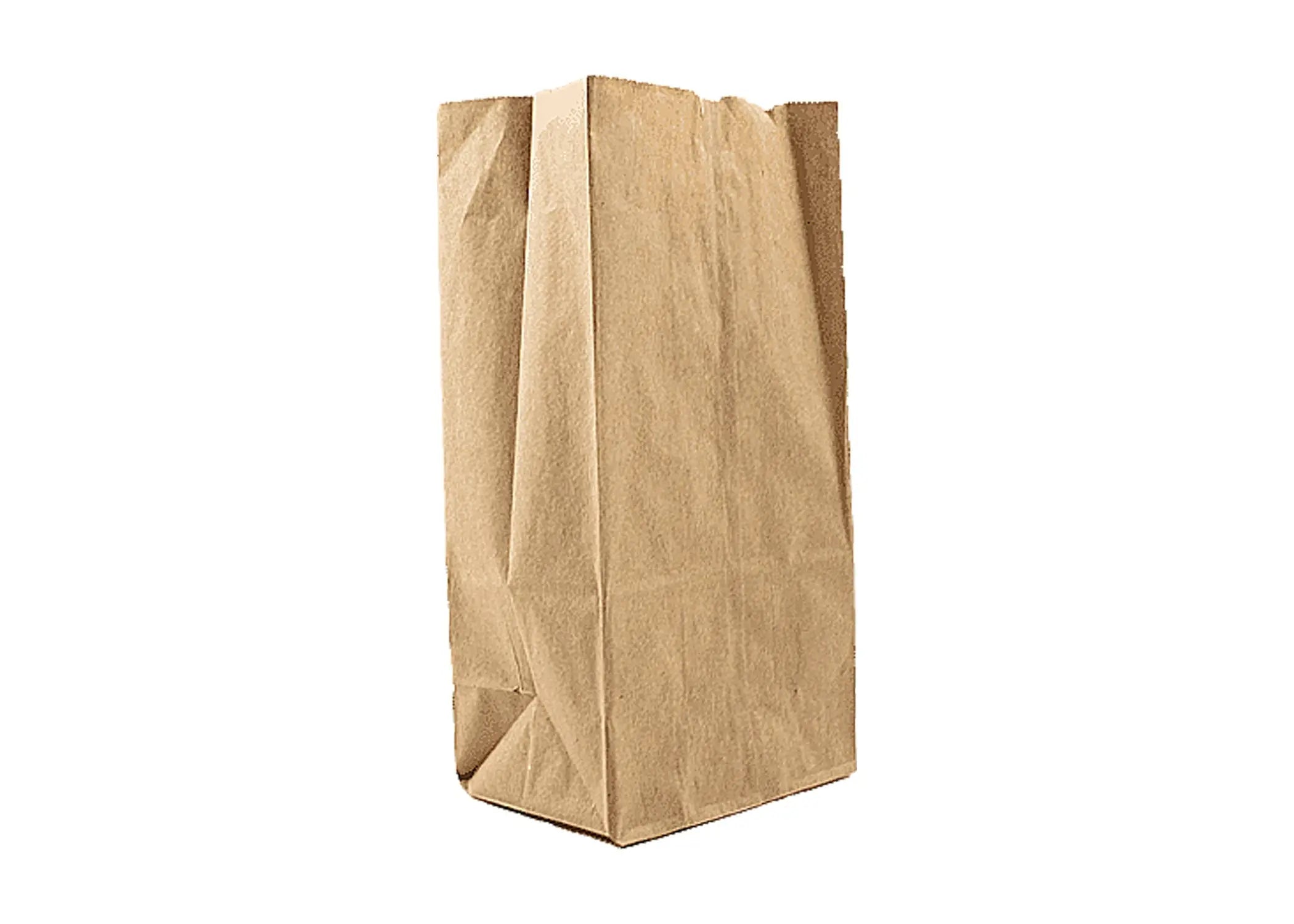 Kraft Paper Brown SOS Grocery Bags 30Lbs #4 -Pack of 500Pcs - Ampack