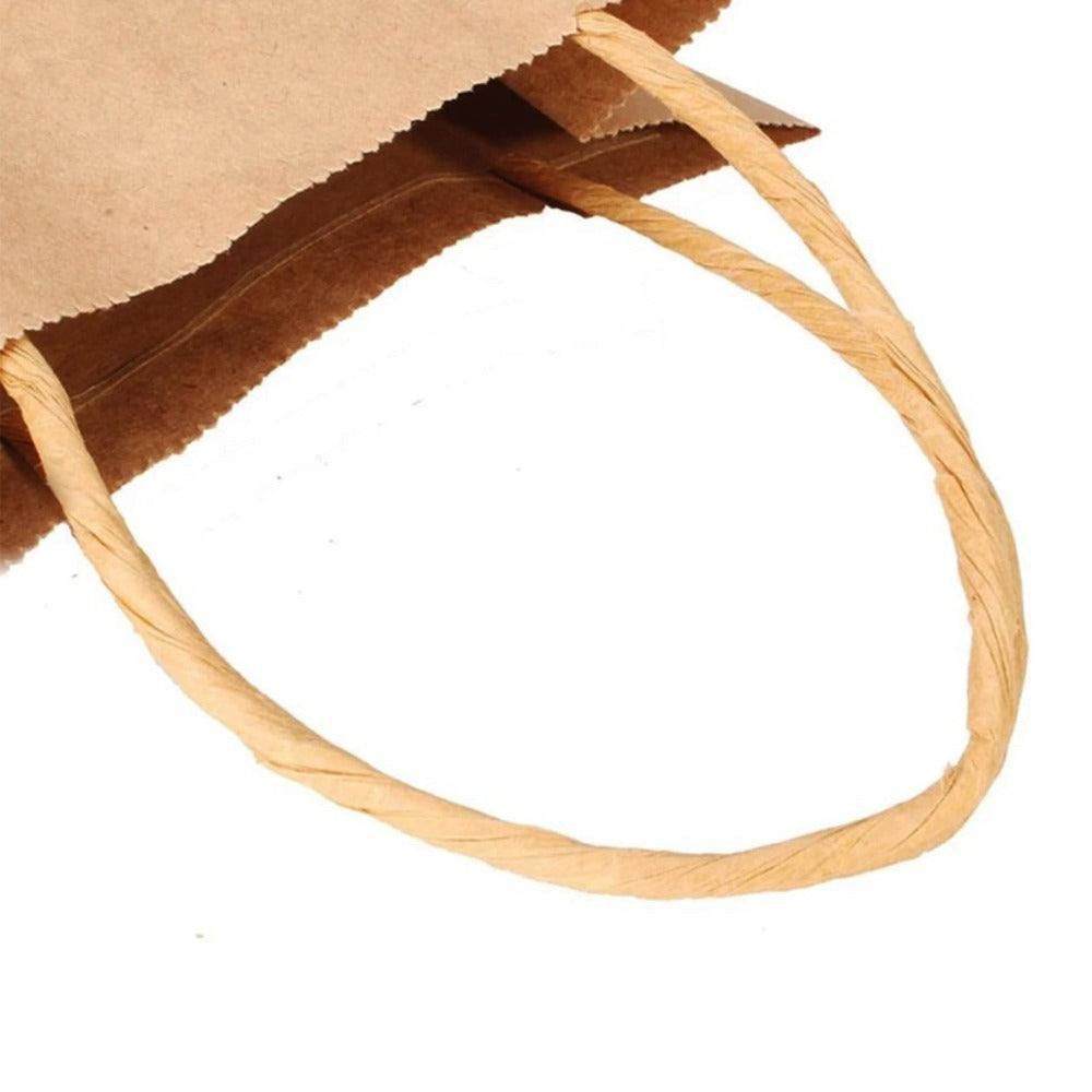 Kraft Paper Bag with Twisted Handles - Debbie- 10 x 5 x 13 -250Pcs - Ampack
