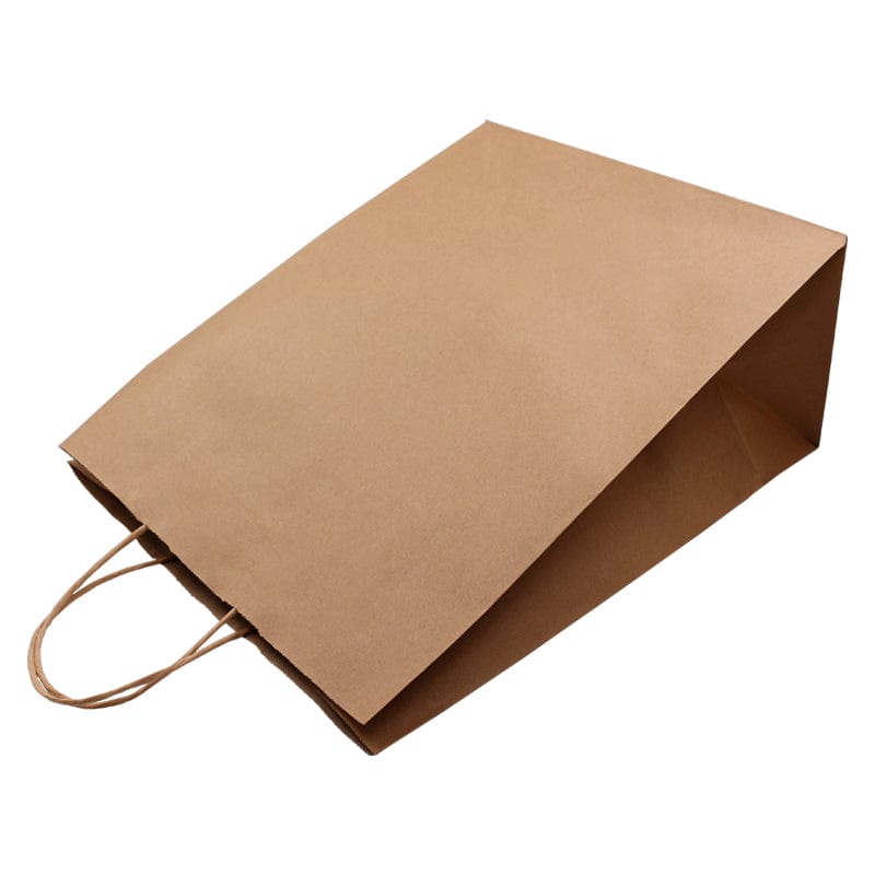 Kraft Paper Bag with Twisted Handles - Junior Mart- 13 x 7 x 13 -250Pcs Ampack